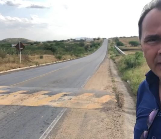 Manoel Ludgério pede demolição de quebra-molas na PB-148, entre Boqueirão e Caturité.Redutor tem sido usado para assaltos