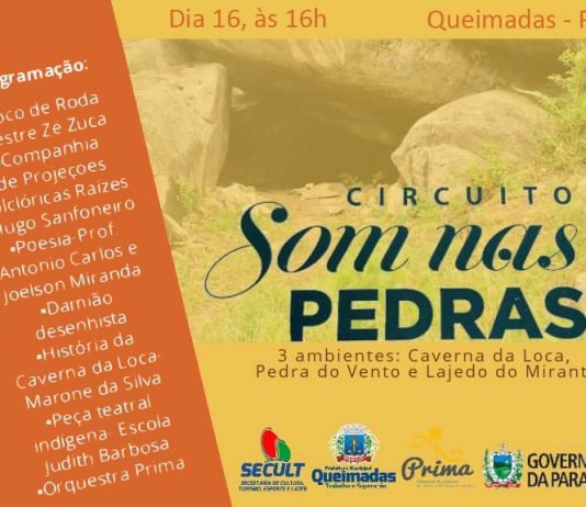 Circuito Som nas Pedras será realizado em Queimadas-PB no próximo sábado