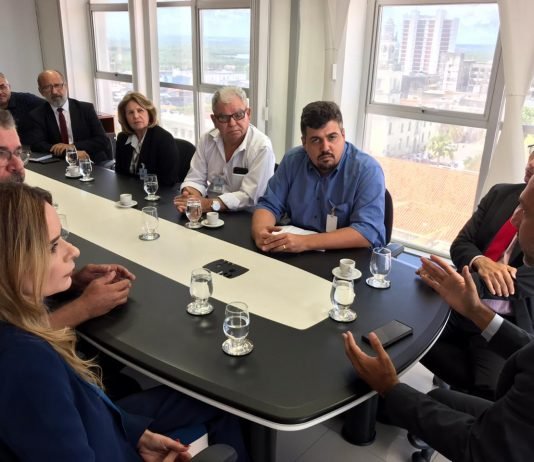 Daniella Ribeiro acompanha prefeitos e lideranças em reunião para pedir reconsideração do fechamento da comarca de Aroeiras