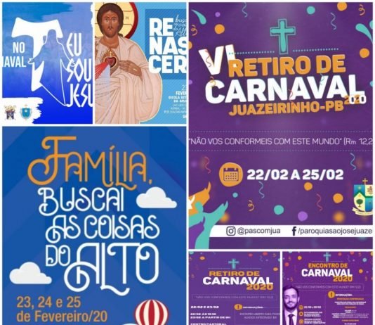 Retiros de Carnaval nas Comunidades e Paróquias da Diocese de Campina Grande