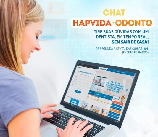 Hapvida amplia serviços de chat de odontologia para dúvidas sobre Covid-19