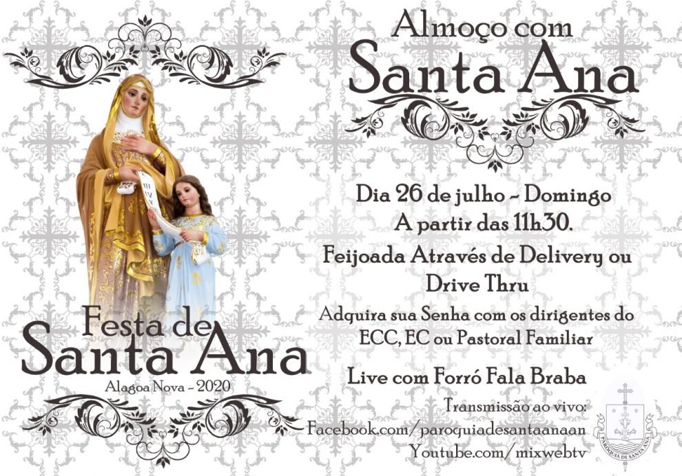 Festa de Santa Ana, em Alagoa Nova , têm a sua programação adaptada ao