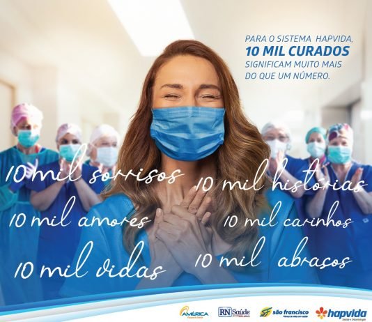Coronavírus: Hapvida comemora 10 mil pacientes recuperados