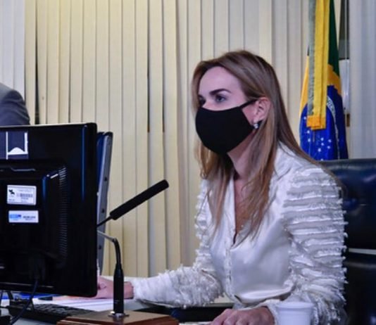 Daniella Ribeiro preside parte da sessão histórica do Senado que aprovou Novo Fundeb