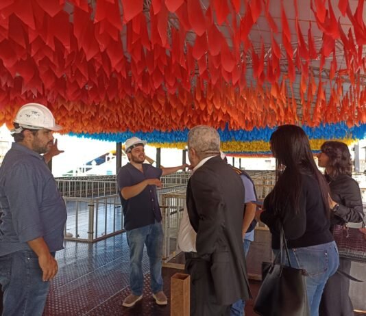 MP, Crea e órgãos de segurança fazem vistoria técnica no Parque do Povo |
