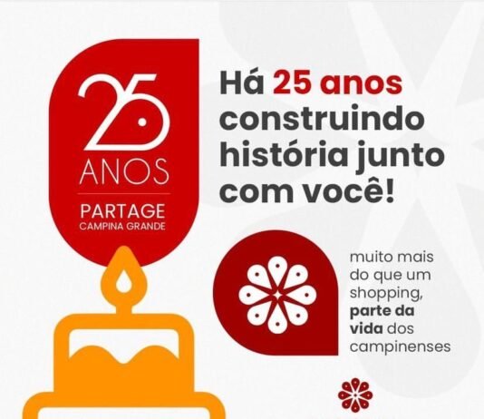 Partage Shopping de CG prepara comemoração pelos 25 anos de existência