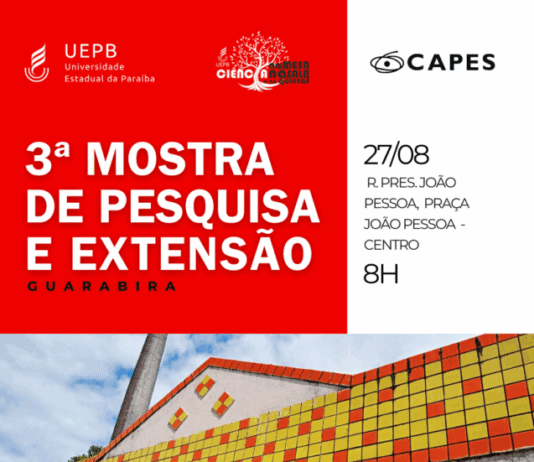 UEPB promove 3ª Mostra de Pesquisa e Extensão em Guarabira com ações abertas à comunidade de Guarabira