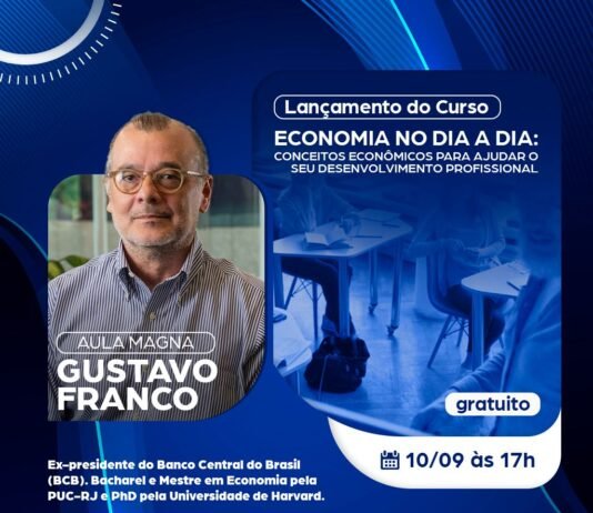 Gustavo Franco, ex-presidente do Banco Central, ministra Aula Magna online e gratuita sobre economia