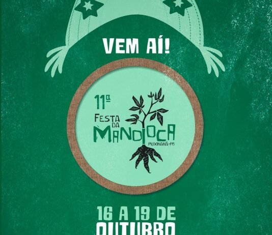 Prefeitura de Puxinanã divulga datas da 11ª edição da Festa da Mandioca
