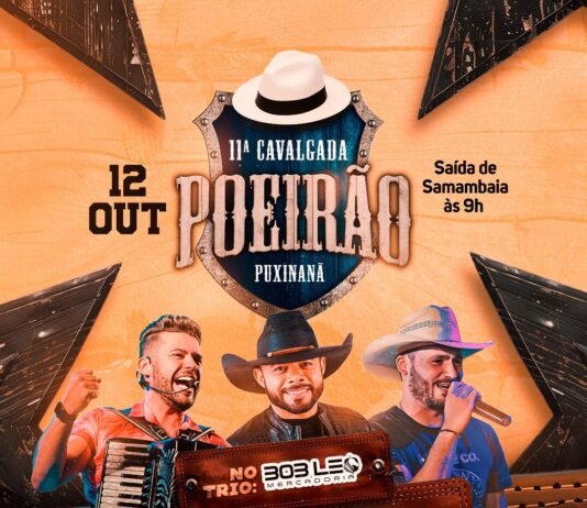 Prefeitura de Puxinanã divulga atrações da 11ª Cavalgada Poeirão, marcada para 12 de outubro