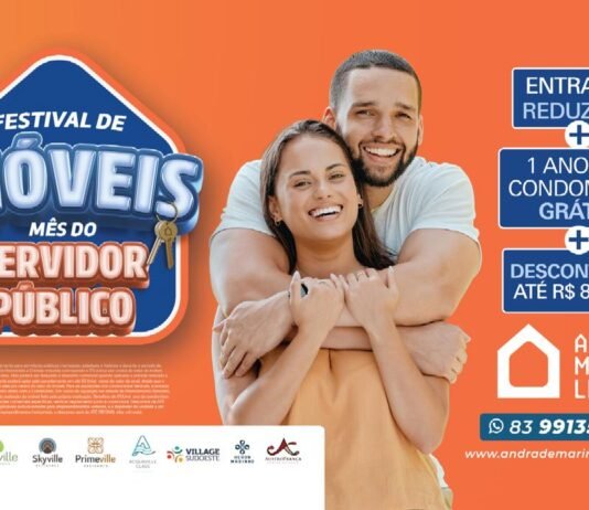 2º Festival de Imóveis: mês do servidor público da Andrade Marinho LMF oferece descontos de até 80 mil na compra de imóveis