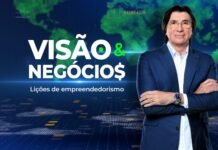 “Visão & Negócios – Lições de Empreendedorismo” consolida novo espaço nacional para líderes empresariais na Record News